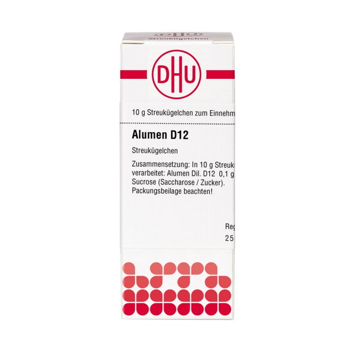 DHU Alumen D12 Globuli, 10 g Globuli