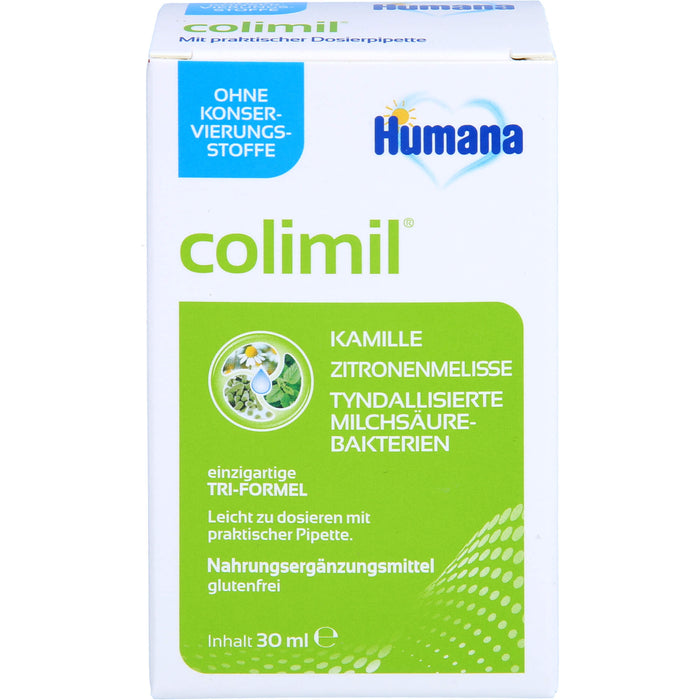 Humana Colimil Lösung mit Kamille, Zitronenmelisse und Milchsäurebakterien, 30 ml Lösung