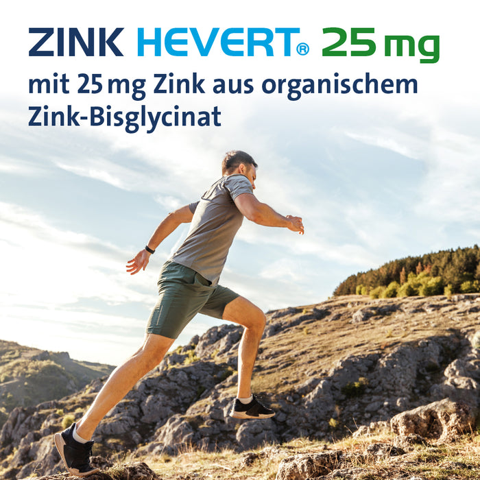 Zink Hevert 25 mg Kapseln, 100 pcs. Capsules