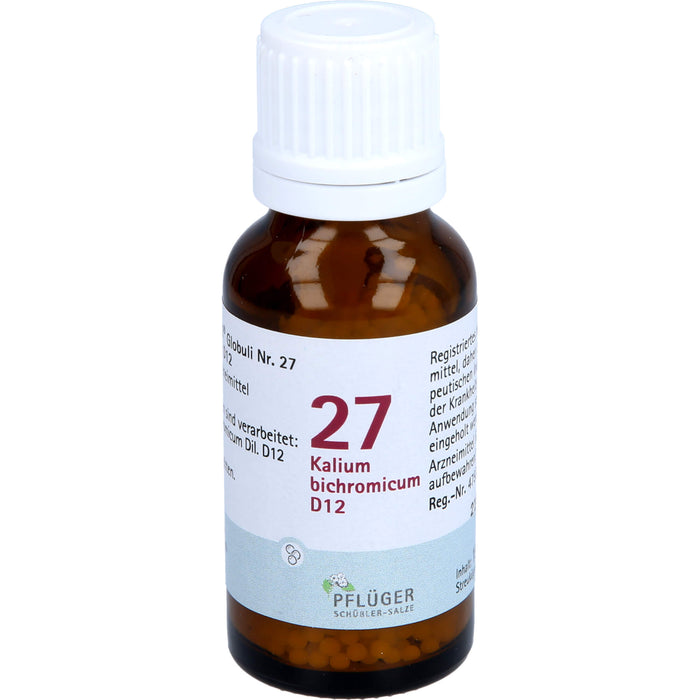 Pflüger Biochemie Nr.27 Kalium bichromicum D12 Globuli, 15 g Globules