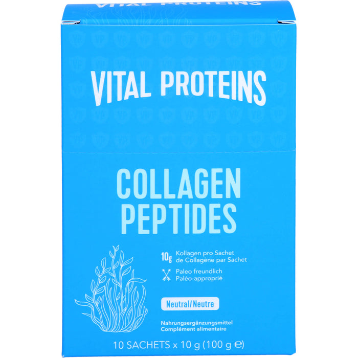 VITAL PROTEINS Collagen Peptides Pulver mit neutralem Geschmack, 10 St. Pulver