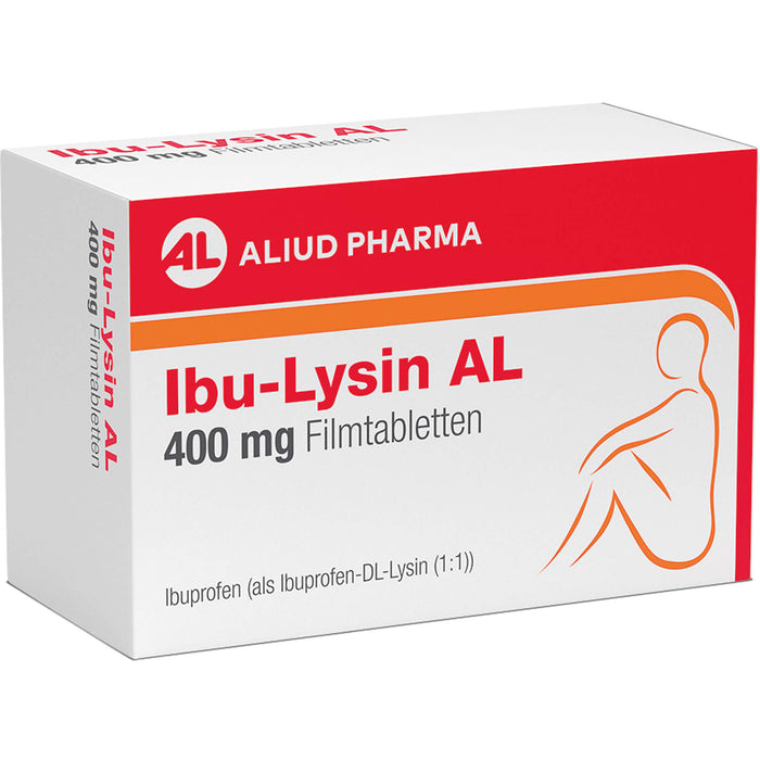 Ibu-Lysin AL 400 mg Filmtabletten bei akuten Schmerzen, 50 St. Tabletten