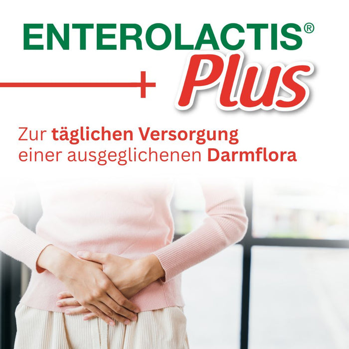 Enterolactis Plus - natürliche Versorgung der Darmflora und des Darmmikrobioms mit L. Casei DG - 24 Mrd. lebende Zellen pro Kapsel - laktosefrei & glutenfrei, 30 pcs. Capsules