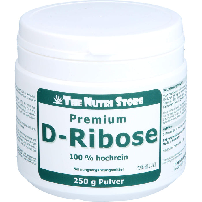 The Nutri Store D-Ribose 100 % rein Pulver, 250 g Pulver