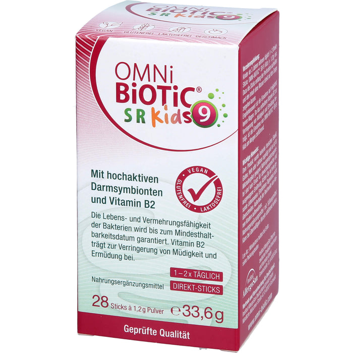 OMNi-BiOTiC SR-9 Kids mit wertvollen Bakterienstämmen, 28 pcs. Sachets