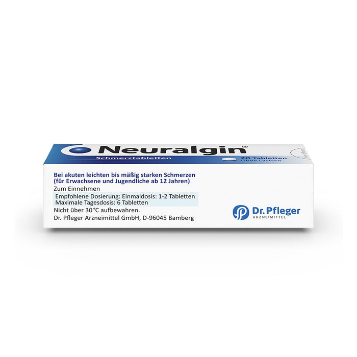 Neuralgin Schmerztabletten, 20 pcs. Tablets