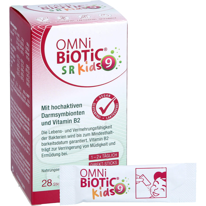 OMNi-BiOTiC SR-9 Kids mit wertvollen Bakterienstämmen, 28 pcs. Sachets