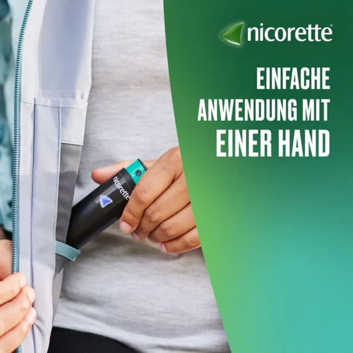 nicorette Mint Spray 1 mg/Sprühstoß, 2 pcs. Spray