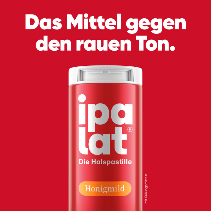 ipalat Die Halspastille Honigmild, 120 pc Pastilles