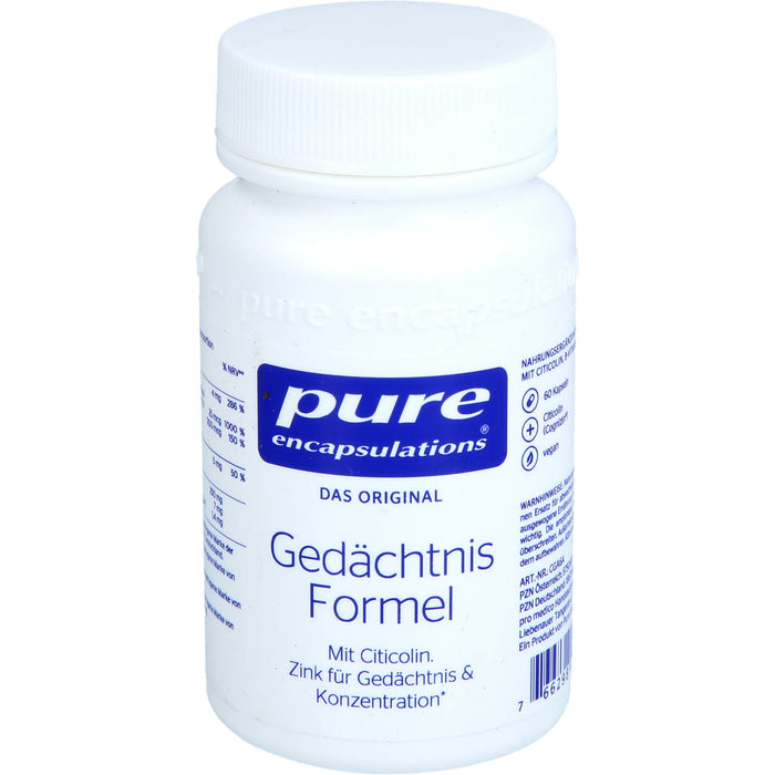 Pure Encapsulations Gedächtnis Formel Kapseln, 60 St. Kapseln