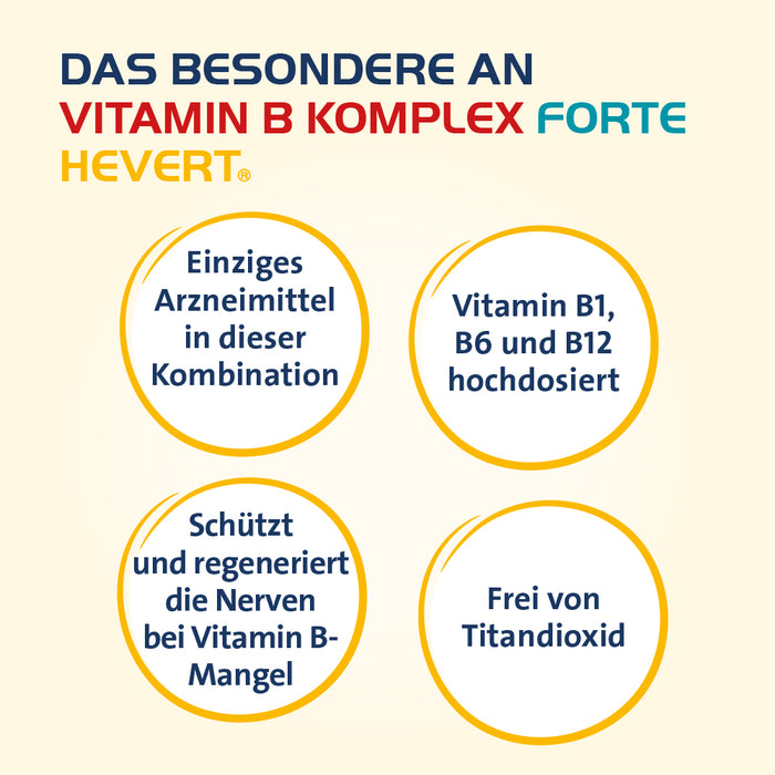 Vitamin B Komplex forte Hevert, 60 pc Tablettes