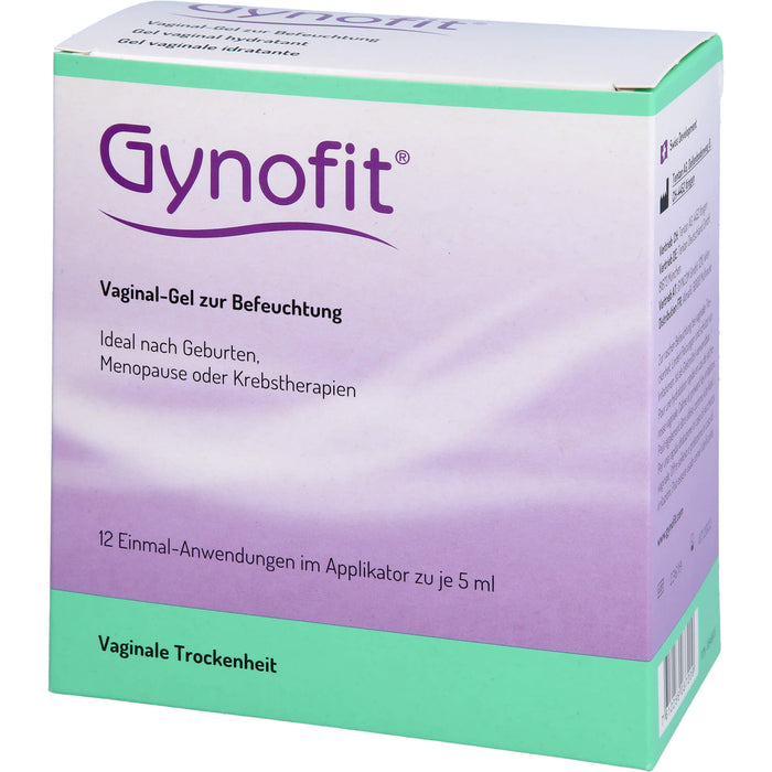 Gynofit Vaginal-Gel zur Befeuchtung, 12 pcs. Single dose containers
