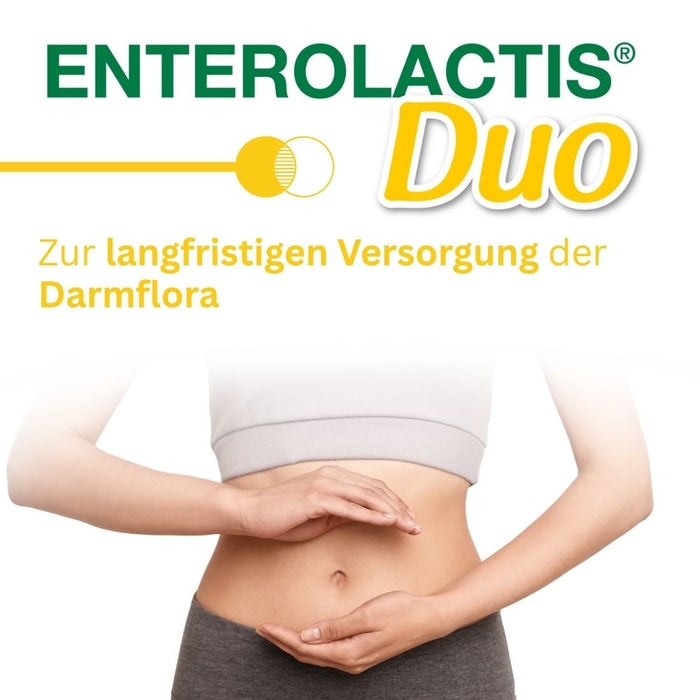 Enterolactis Duo - natürliche Versorgung der Darmflora und des Darmmikrobioms mit L. Casei DG & Inulin - laktosefrei & glutenfrei, 20 pc Sachets