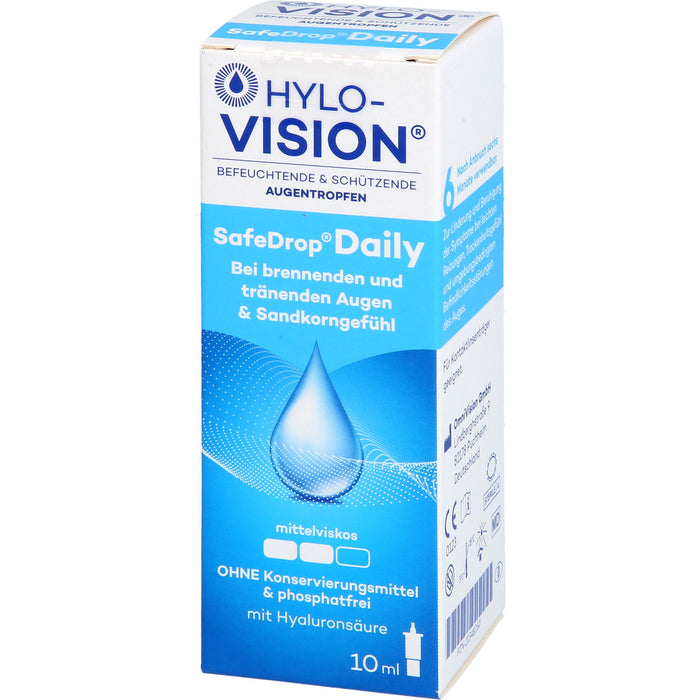 HYLO-VISION SafeDrop Daily Augentropfen, 10 ml Tropfen