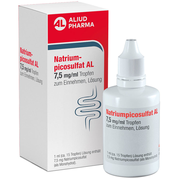 Natriumpicosulfat AL 7,5 mg/ml Tropfen bei Verstopfung, 30 ml Lösung