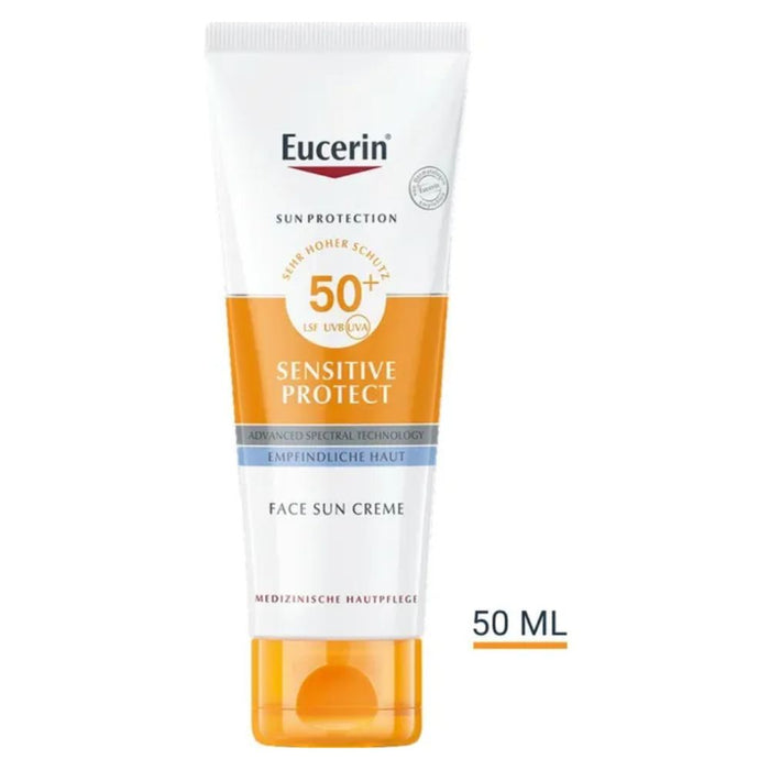 Eucerin Sensitive Protect Face Sun Creme LSF 50+, 50 ml Crème