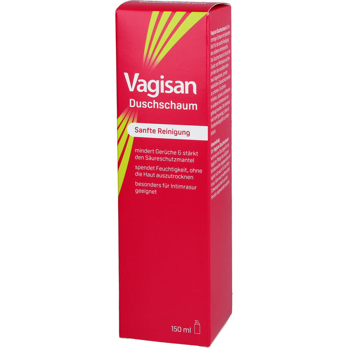 Vagisan Duschschaum zur sanften Reinigung des äußeren Intimbereichs, 150 ml Mousse