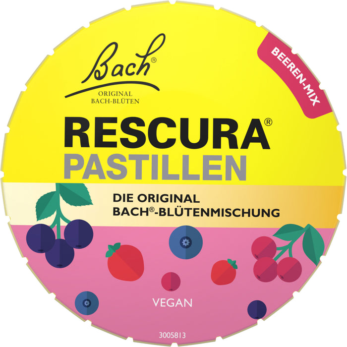 Bachblüten Original Rescura Pastillen Beeren-Mix, 50 g Pastillen