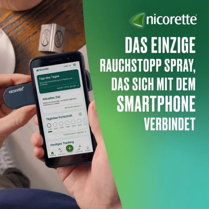 nicorette Mint Spray 1 mg/Sprühstoß, 2 pcs. Spray
