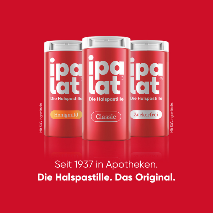 ipalat Die Halspastille Honigmild, 120 St. Pastillen