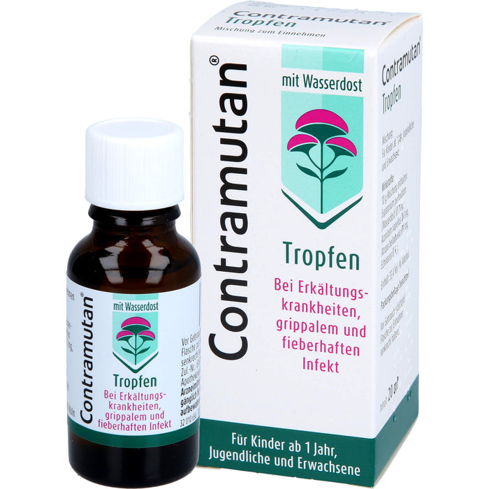 Contramutan Tropfen bei Erkältungskrankheiten, 20 ml Mélange