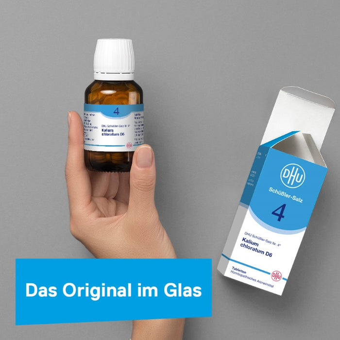 DHU Schüßler-Salz Nr. 4 Kalium chloratum D6, 420 pcs. Tablets