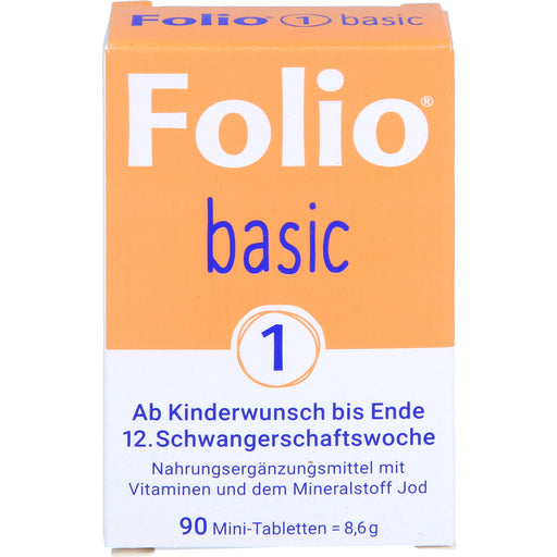Folio 1 Basic ab Kinderwunsch bis Ende 12.Woche, 90 St. Tabletten