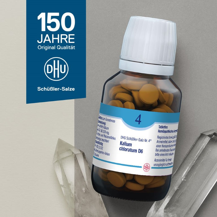 DHU Schüßler-Salz Nr. 4 Kalium chloratum D6, 420 pcs. Tablets