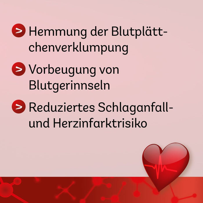 ASS Dexcel Protect 100 mg Tabletten bei Herz-Kreislauf-Erkrankungen, 50 pc Tablettes