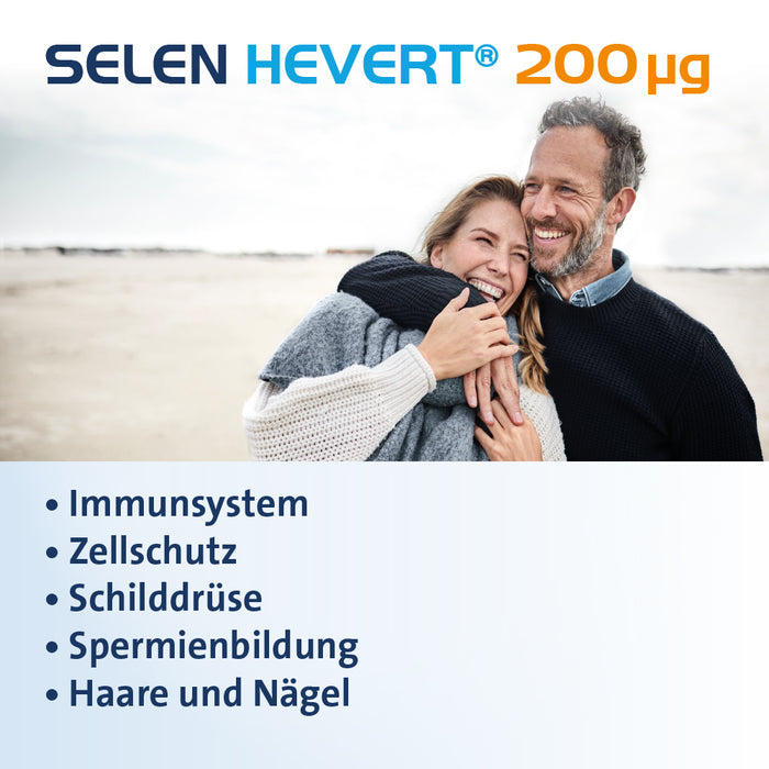 Selen Hevert 200 µg, 100 pc Tablettes