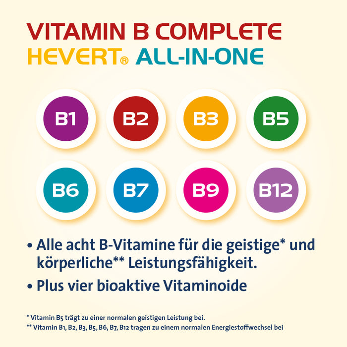 Vitamin B Complete Hevert All-in-One, 60 pc Capsules