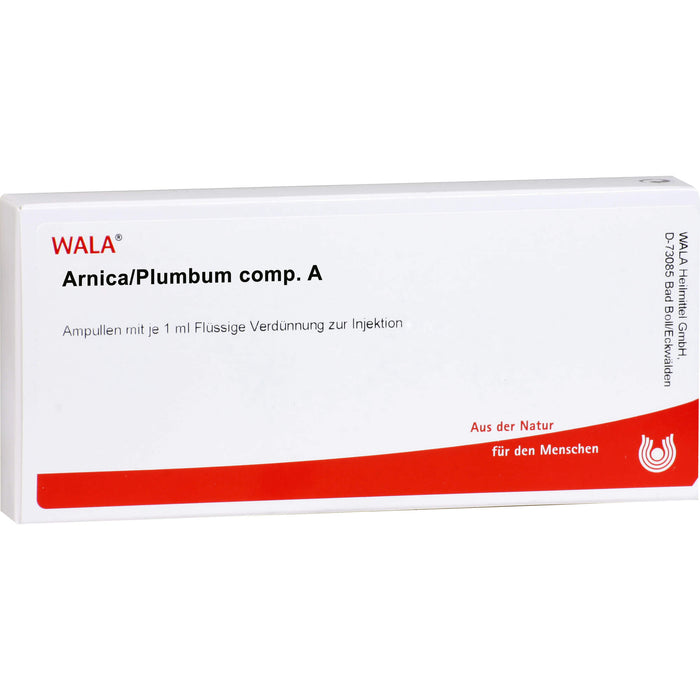 Arnica/Plumbum comp. A Wala Ampullen, 10X1 ml AMP