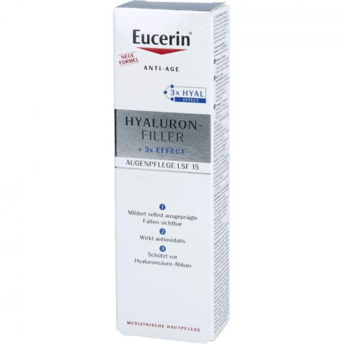 Eucerin Anti-Age Hyaluron-Filler Augenpflege LSF 15, 15 ml Onguent
