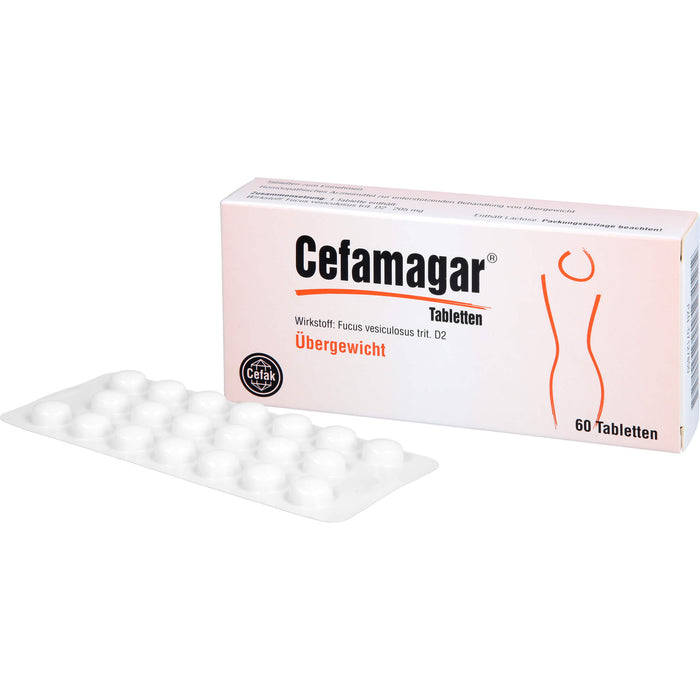 Cefamagar Tabletten bei Übergewicht, 60 pc Tablettes