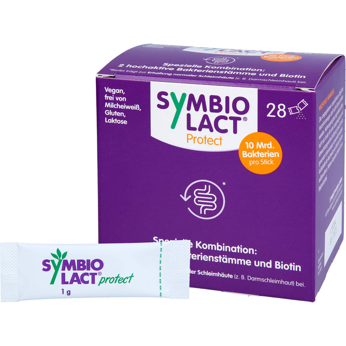 SymbioLact protect zur Erhaltung normaler Schleimhäute, 28 pcs. Sachets