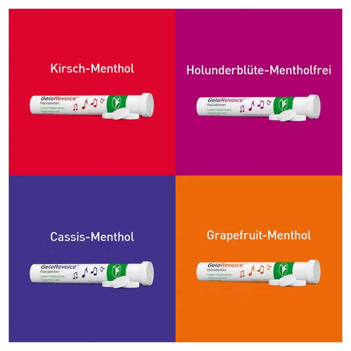 GeloRevoice Halstabletten Kirsch-Menthol, 20 pcs. Tablets