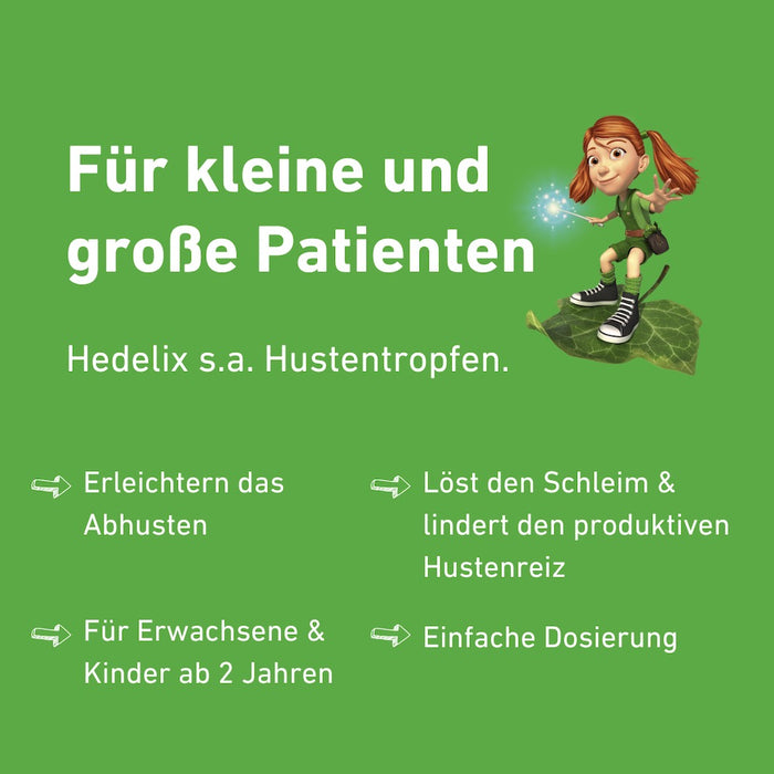 Hedelix s.a. Hustentropfen – konzentrierte Pflanzenpower für kraftvolle Hustenlinderung, 50 ml Solution