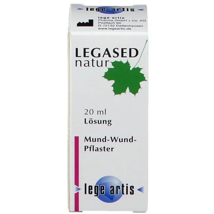 LEGASED natur Lösung Mund-Wund-Pflaster bei entzündeter Mundschleimhaut, 20 ml Solution