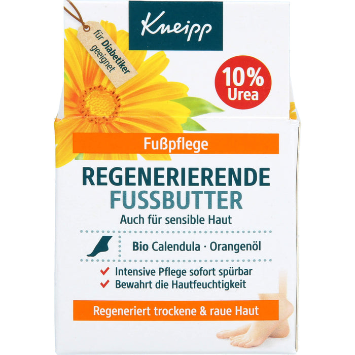 Kneipp regenerierende Fußpflege für trockene und raue Haut, 100 ml Creme