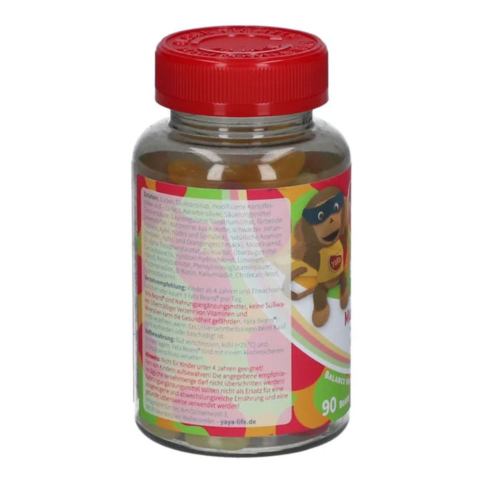 YaYa Beans Multivitamin + Zink + Jod Kaudragees, 90 pc 