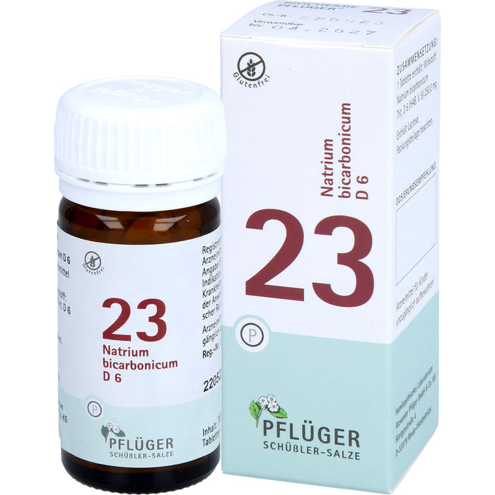 Pflüger Biochemie Nr.23 Natrium bicarbonicum D6 Tabletten, 100 pc Tablettes