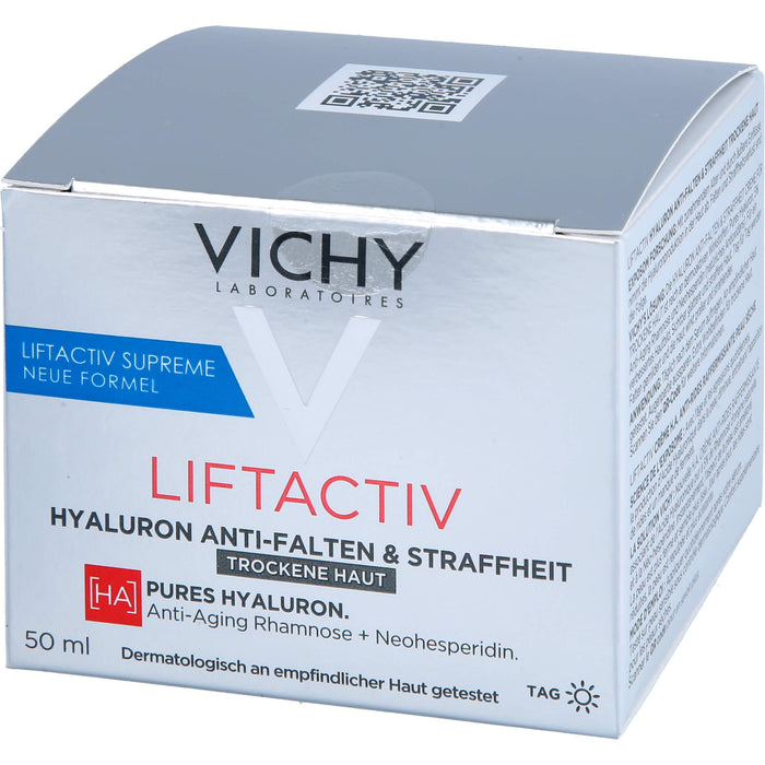 VICHY Liftactiv Hyaluron Anti-Falten & Straffheit Creme für trockene Haut, 50 ml Cream