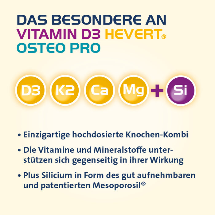 Vitamin D3 Hevert Osteo Pro, 120 St. Tabletten