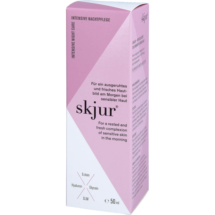 Skjur Intensive Nachtpflege für ein ausgeruhtes und frisches Hautbild bei sensibler Haut, 50 ml Cream