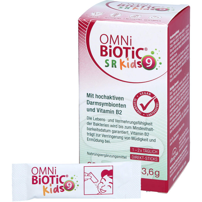 OMNi-BiOTiC SR-9 Kids mit wertvollen Bakterienstämmen, 28 pcs. Sachets