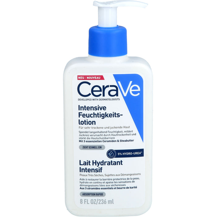 CeraVe Intensive Feuchtigkeitslotion für sehr trockene und juckende Haut, 236 ml Creme