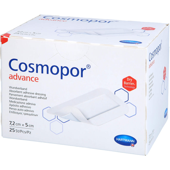 Cosmopor Advance 7,2x5cm, 25 pc Pansement