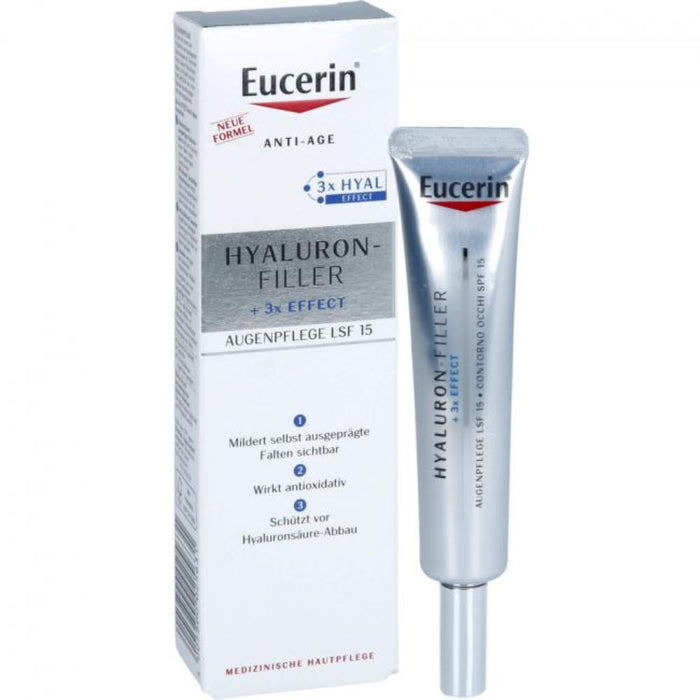 Eucerin Anti-Age Hyaluron-Filler Augenpflege LSF 15, 15 ml Onguent