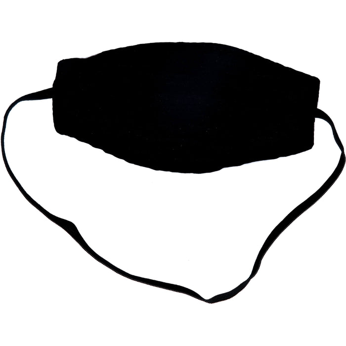 Augenbinde oval mit Gummiband schwarz, 1 St