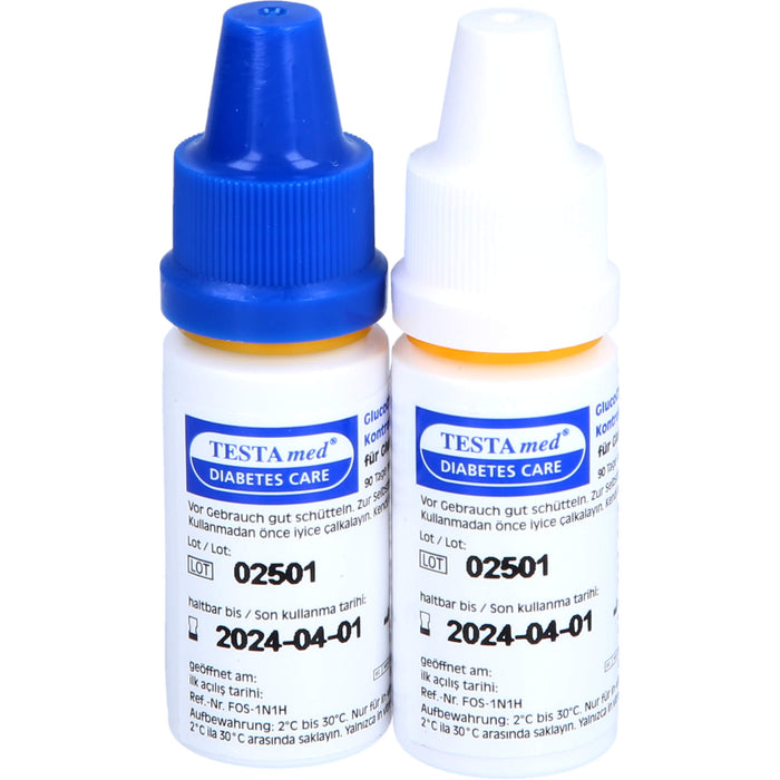 TESTAmed GlucoCheck Advance Kontrolllösung, 4 ml Solution